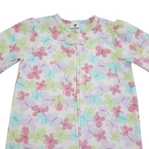 Absorba butterfly fleece footed sleeper
